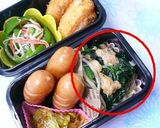 法蓮草・ツナ・えのきの麺つゆバター炒め★作り方4写真