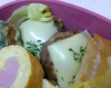 お弁当に♡簡単煮込みハンバーグ作り方4写真