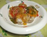 カラフル野菜あんかけ蒸ししゅうまい作り方6写真
