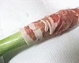 白ネギの豚肉巻き作り方1写真