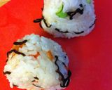 うんまい！枝豆と塩昆布ののりチーおにぎり作り方1写真