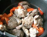 パイン＆パプリカ＆牛肉のカラフルソテー作り方6写真