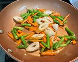 ちくわ入りカレー風味炒め作り方4写真