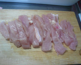 *レタスとチキンのカレー炒め*作り方1写真