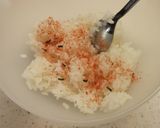 お手軽！きなことふりかけのチャーハン作り方1写真