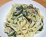 アサリのクリームパスタ作り方6写真
