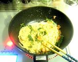 サーモンとベビーリーフのクリームパスタ☆作り方5写真