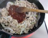 ポークチャップ＊とろ卵のっけ丼作り方5写真
