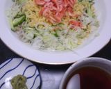 干しそばde冷やしたぬきそば・桜エビ入り作り方10写真