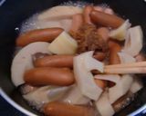 ウインナーのおいしさをすった筍の味噌煮作り方4写真