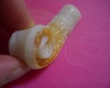 キャラ弁☆ウインナーと竹輪でかたつむり作り方3写真