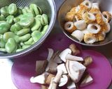 お弁当にも♪ちくわと空豆のハーブ炒め作り方1写真