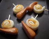 キャラ弁☆ウインナーと竹輪でかたつむり作り方5写真