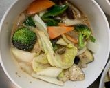 肉無チクワ簡単洋風テリマヨ味野菜炒め作り方14写真