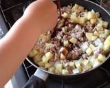 挽肉とじゃがいものソースチーズ焼き作り方4写真