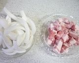 豚肉と玉ねぎのカレー作り方1写真