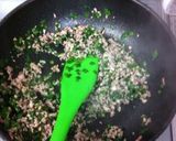 ☆糖質制限的ニラと挽肉のそぼろ丼☆作り方1写真