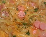 魚肉ソーセージのオープンオムレツ作り方8写真