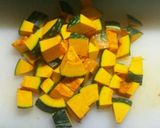 田舎の味☆あずきかぼちゃ作り方1写真