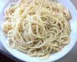 簡単！ごま油香るネギ塩パスタ作り方2写真