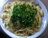 簡単！ごま油香るネギ塩パスタ作り方3写真