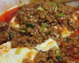 おぼろ豆腐にかけるだけ~の簡単麻婆豆腐作り方8写真