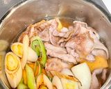 豚ばら、豆腐、長ねぎのみぞれ煮作り方5写真