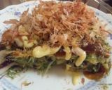 水菜でお好み焼き！作り方7写真