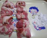 ☆豚バラ薄切りを使って☆なんちゃって角煮作り方1写真