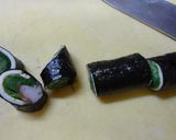 お弁当に♪おひたしdeチーズ海苔巻き☆作り方3写真