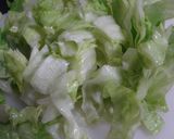 レタスの胡麻ゴマ和え作り方1写真