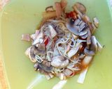 わさびが効く!きのことハムの冷製パスタ作り方6写真