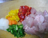 鶏の唐揚げとカシューナッツのうま旨炒め♪作り方1写真
