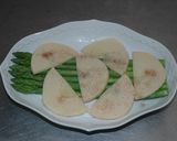 焼くだけ♪塩麹で筍とアスパラのミラノ風作り方4写真