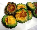 ゴーヤの卵詰めと肉詰め作り方8写真