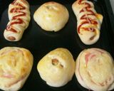 同じ生地で惣菜パン3種類♪作り方12写真