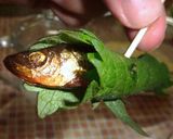ワカサギ甘露煮de天ぷら作り方4写真