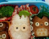 キャラ弁に☆さつま揚げのトトロ♪作り方6写真