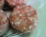 肉詰めしいたけのマヨチーズ焼き＊作り方3写真