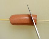 らせんソーセージのフライドポテト巻き作り方1写真