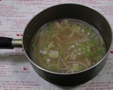 もやしとねぎと味のり入り中華スープ♪作り方7写真