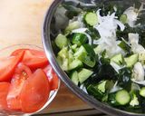 野菜と豆腐の中華風あえもの♪作り方1写真