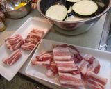 圧力鍋で「豚バラとなすの肉カレー」作り方1写真