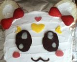 スマイルプリキュアのキャンデイのケーキ☆作り方12写真