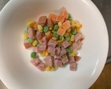 レンジ簡単洋風万能タレ味オムライス弁当作り方1写真