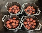 さくらんぼのベイクウェルスポンジ作り方2写真