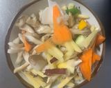 お一人様野菜たっぷりオイ味噌ウインナー丼作り方10写真