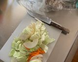 たっぷり野菜簡単レモンオイ味噌焼うどん作り方2写真