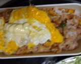 レンジ簡単ビーフストロガノフ味オムライス弁当作り方13写真