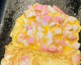 ポークチャップとかまぼこ玉子焼き弁当作り方4写真